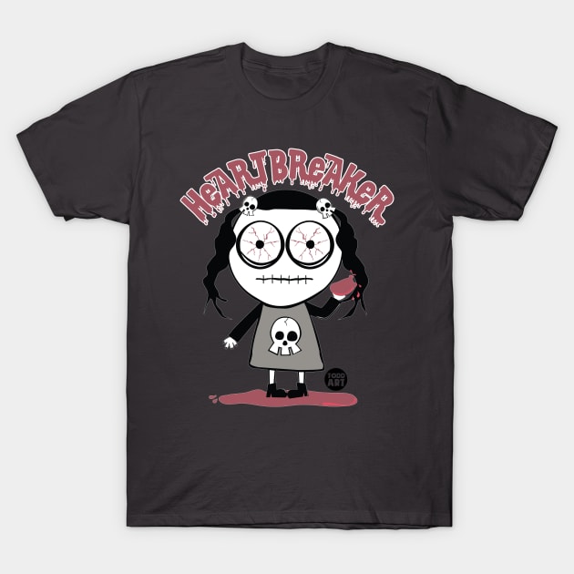 HEART BREAKER T-Shirt by toddgoldmanart